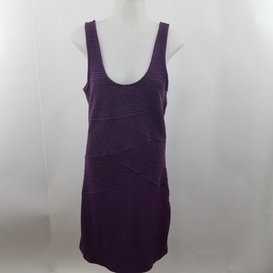 Free People Women's Purple Sleeveless‎ Scoop Neck D